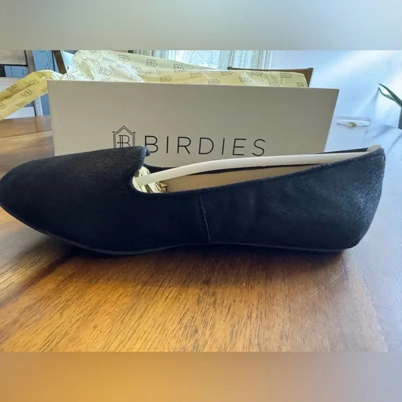 Birdies The Blackbird Women's Black Flats - Picture 2 of 6